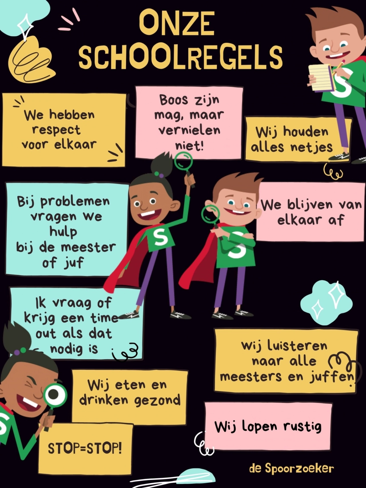 schoolregels spoorzoeker  png  jpg nieuwsbrief 
